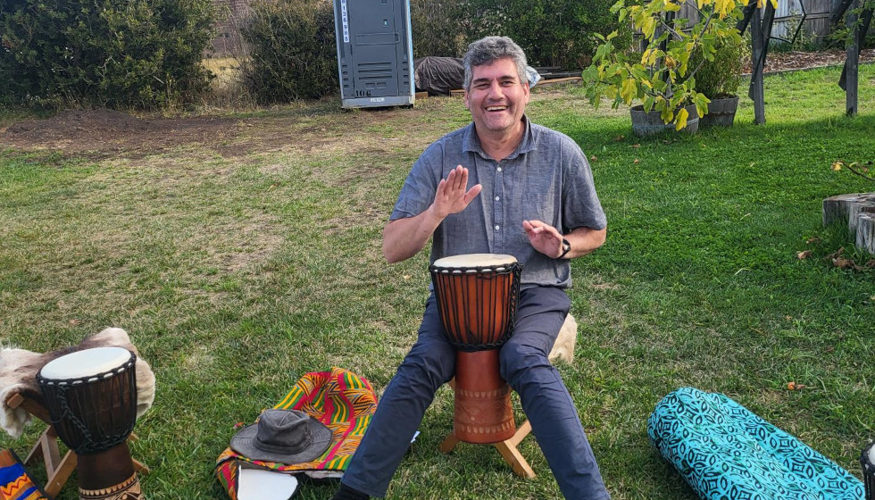 Drumming up a storm